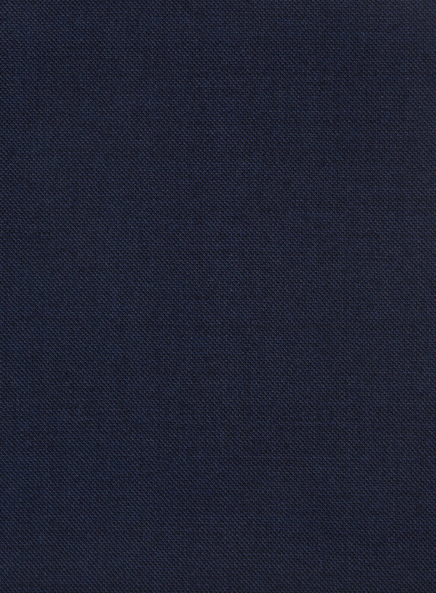 Hardy Minnis Blue Sharkskin Wool Suit - Image 8
