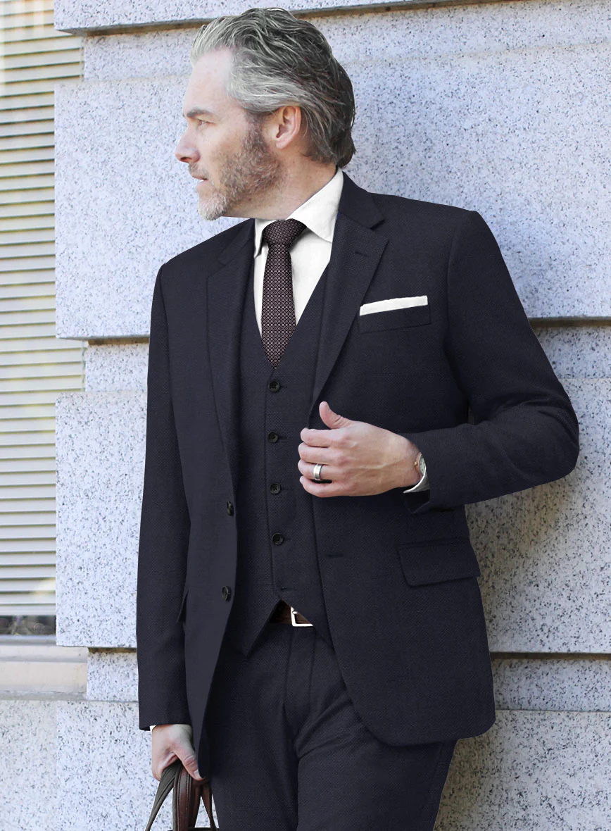 Hardy Minnis Caravel Blue Wool Jacket - Image 2