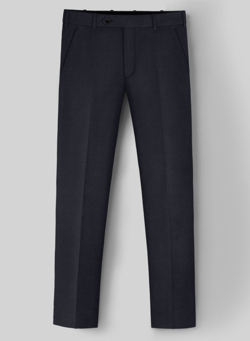 Hardy Minnis Caravel Dark Blue Wool Pants
