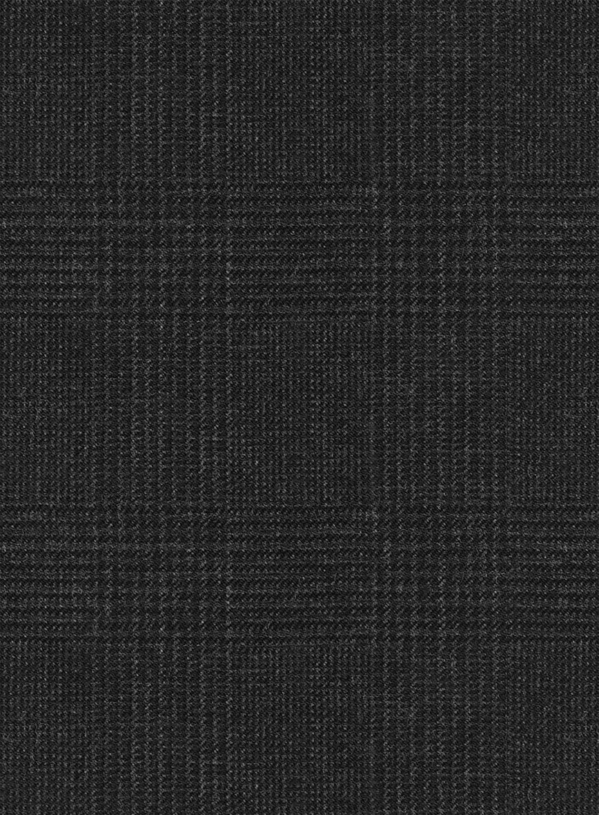Hardy Minnis Charcoal Glen Wool Jacket - Image 4