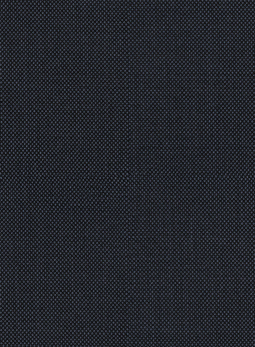 Hardy Minnis Dark Blue Birdseye Wool Suit - Image 7