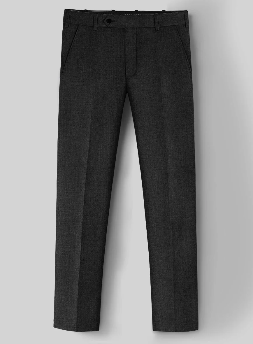 Hardy Minnis Dark Gray Twill Wool Suit - Image 5