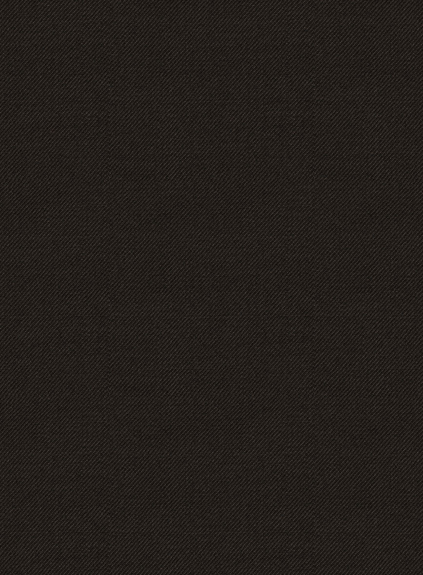 Hardy Minnis Deep Brown Twill Wool Jacket - Image 4