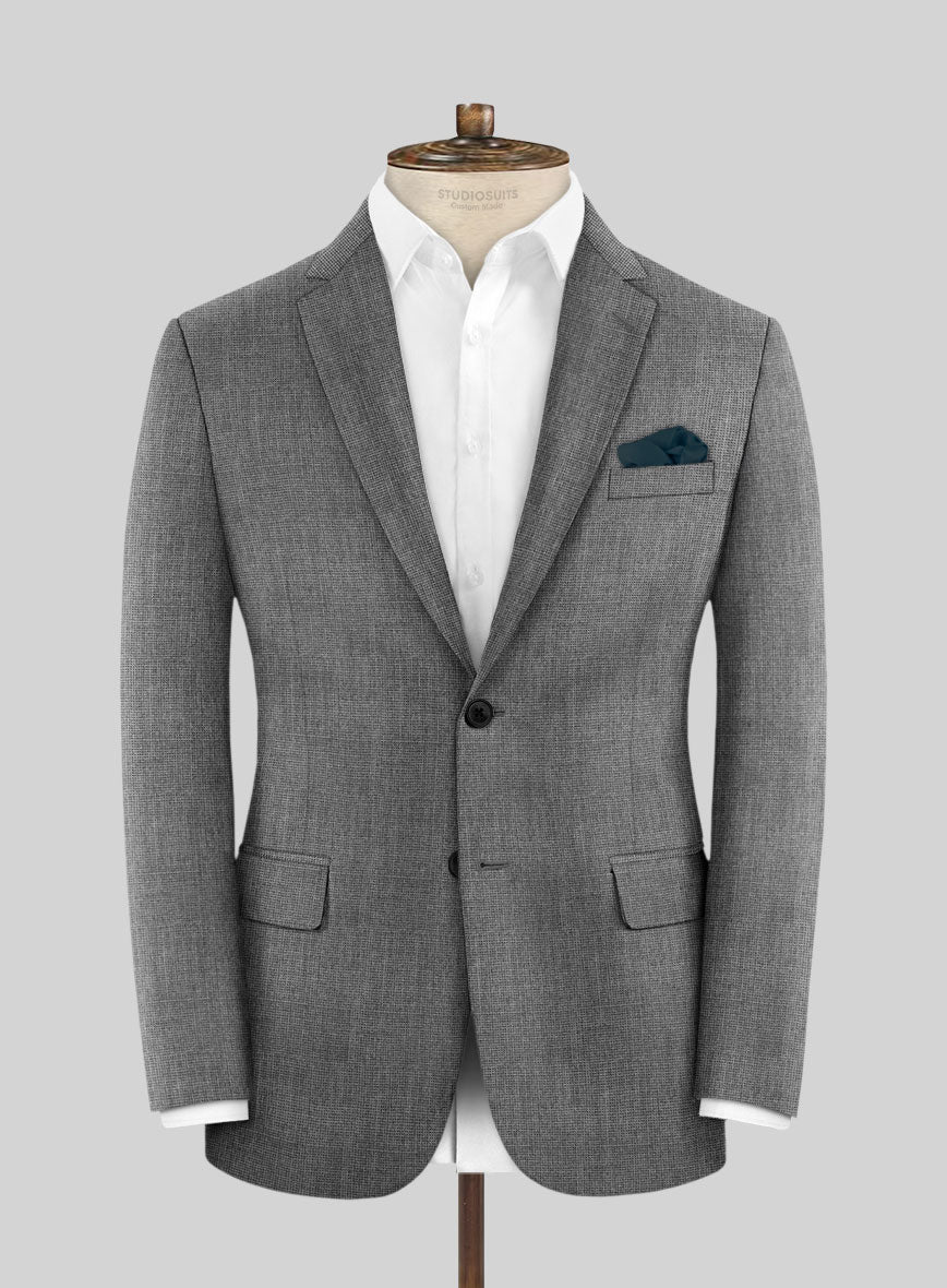 Hardy Minnis Gray Nailhead Wool Jacket - Image 3