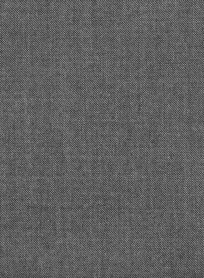 Hardy Minnis Gray Sharkskin Wool Pants - Image 3
