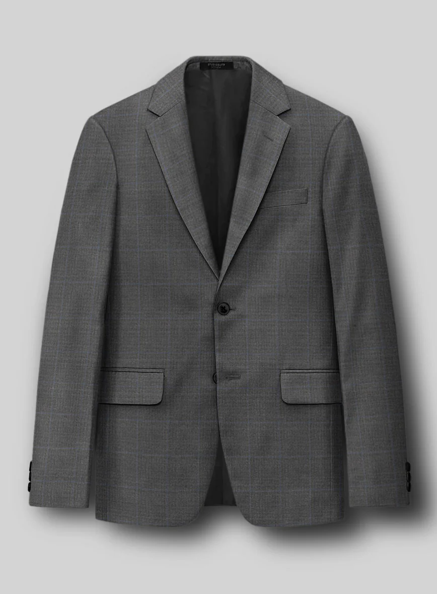 Hardy Minnis Pane Gray Wool Suit - Image 5