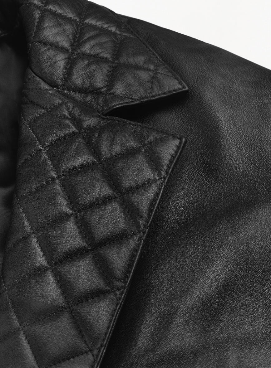 Harper Leather Blazer - Image 4