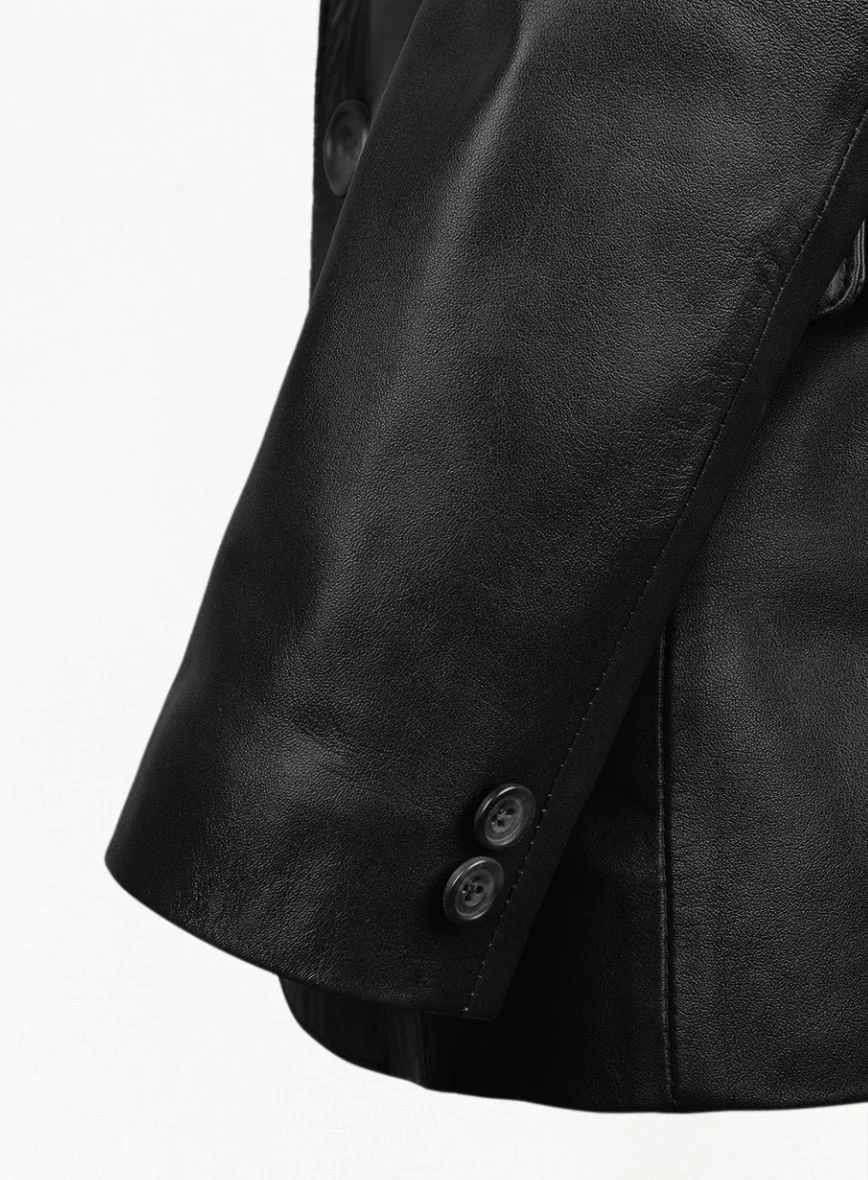 Harper Leather Blazer - Image 5
