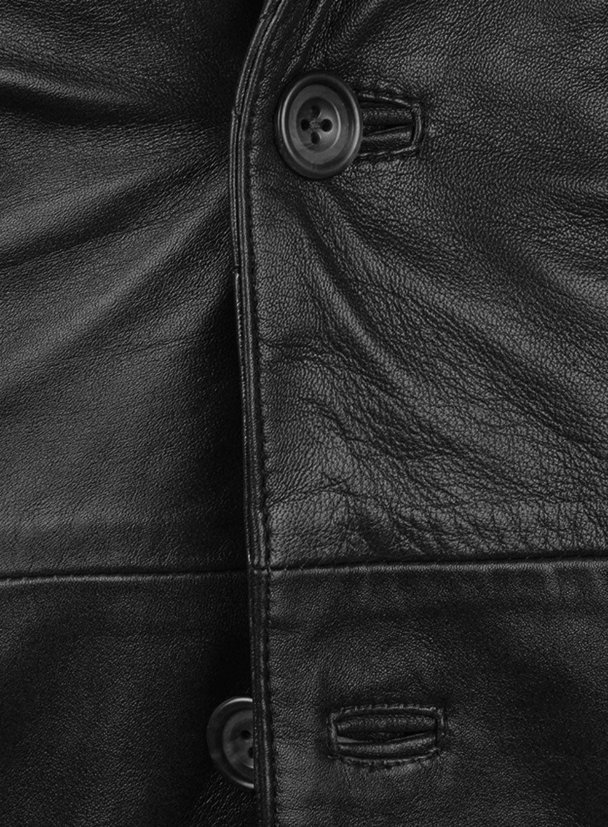 Harper Leather Blazer - Image 6