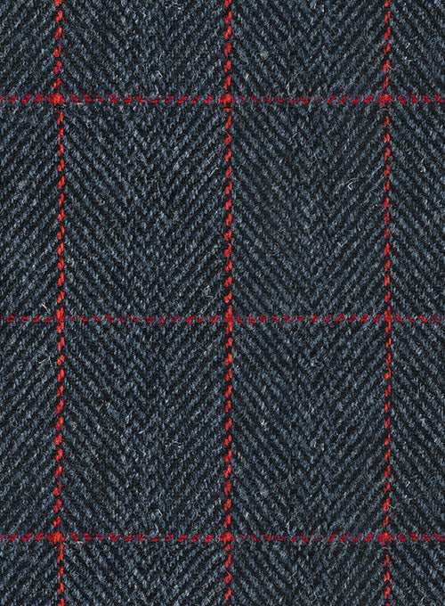 Harris Tweed Blue Checks Suit - Image 5