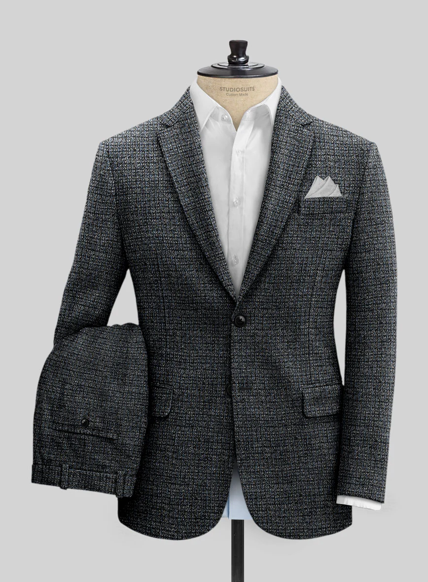 Harris Tweed Bluevale Hopsack Suit - Image 2