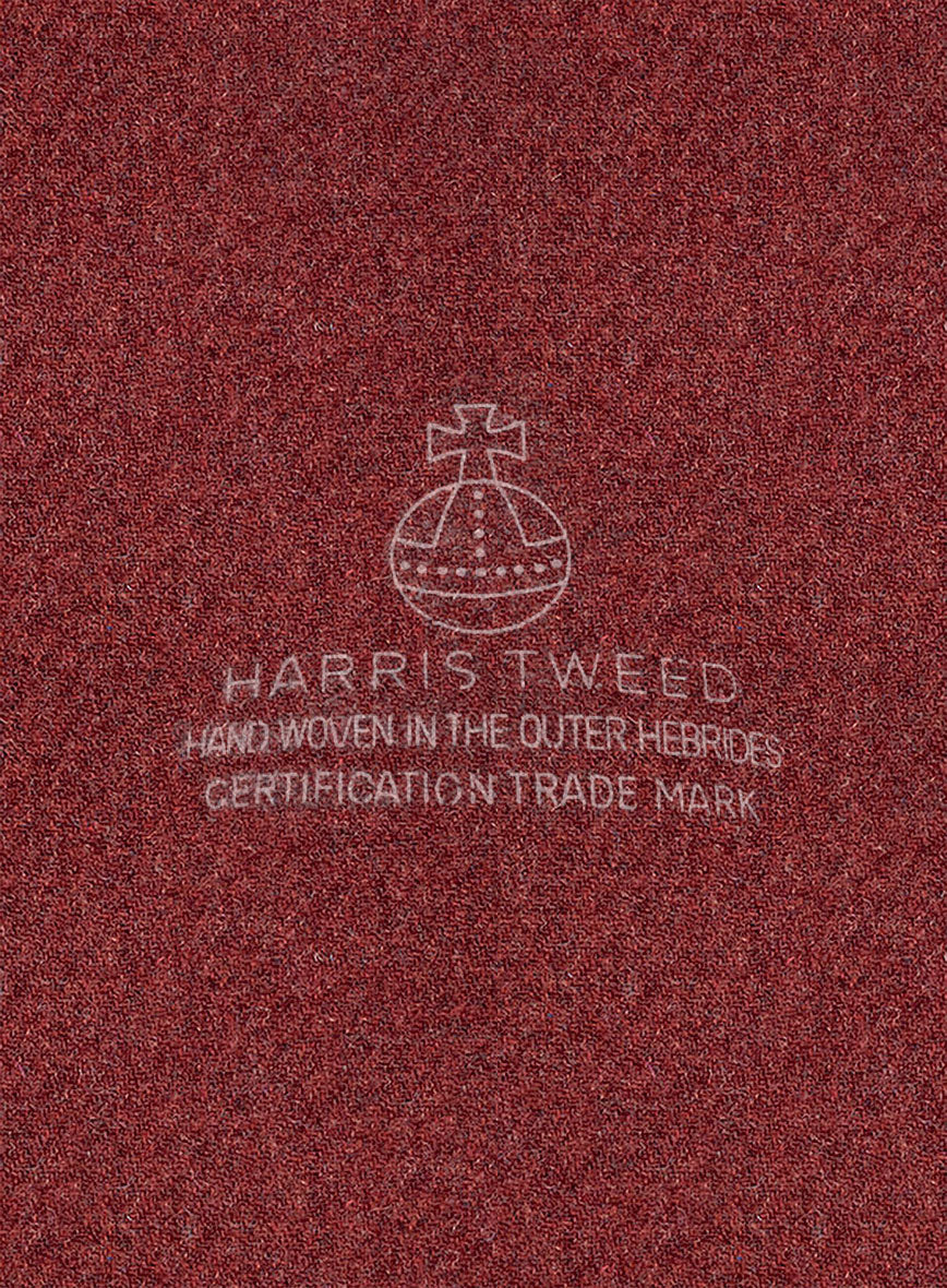 Harris Tweed Brickred Hopsack Pants - Image 3