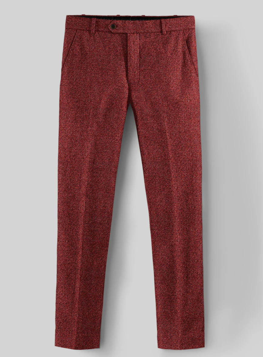 Harris Tweed Brickred Hopsack Suit - Image 5