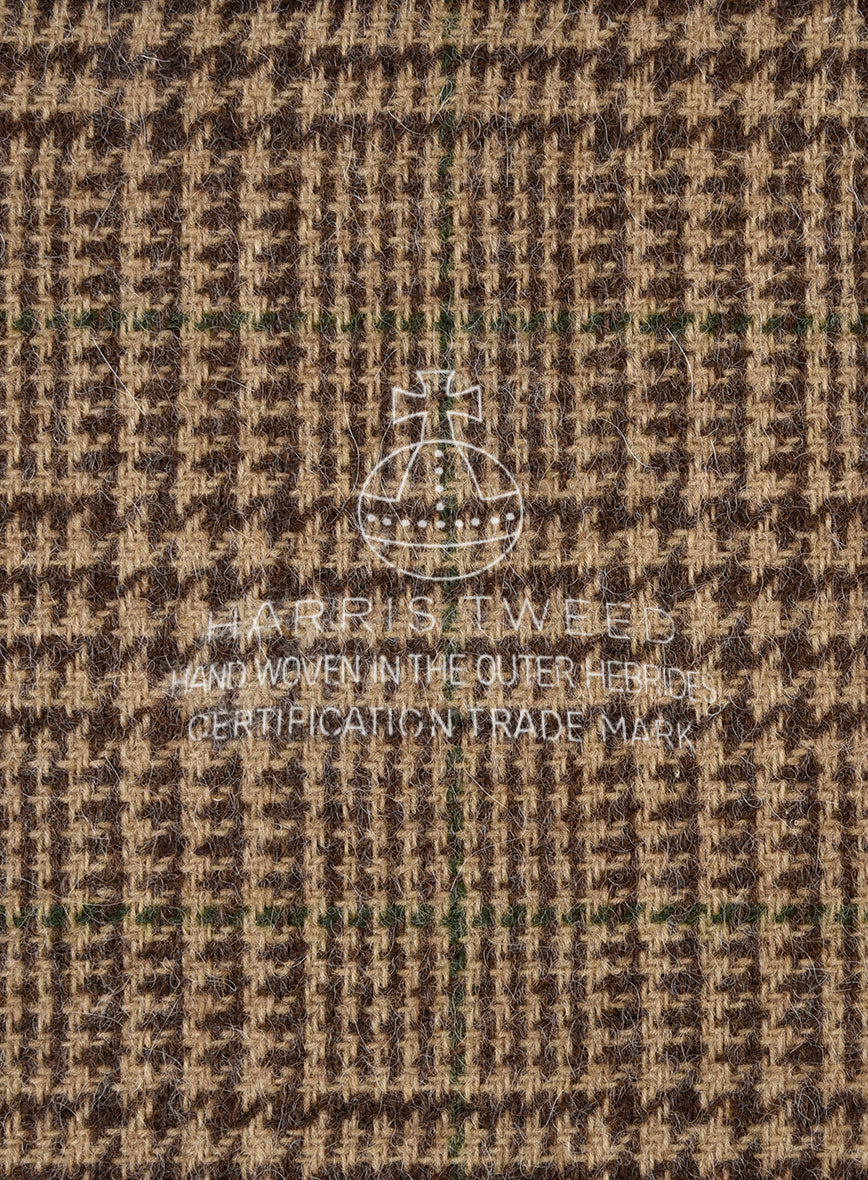 Harris Tweed Brown Glen Jacket - Image 3