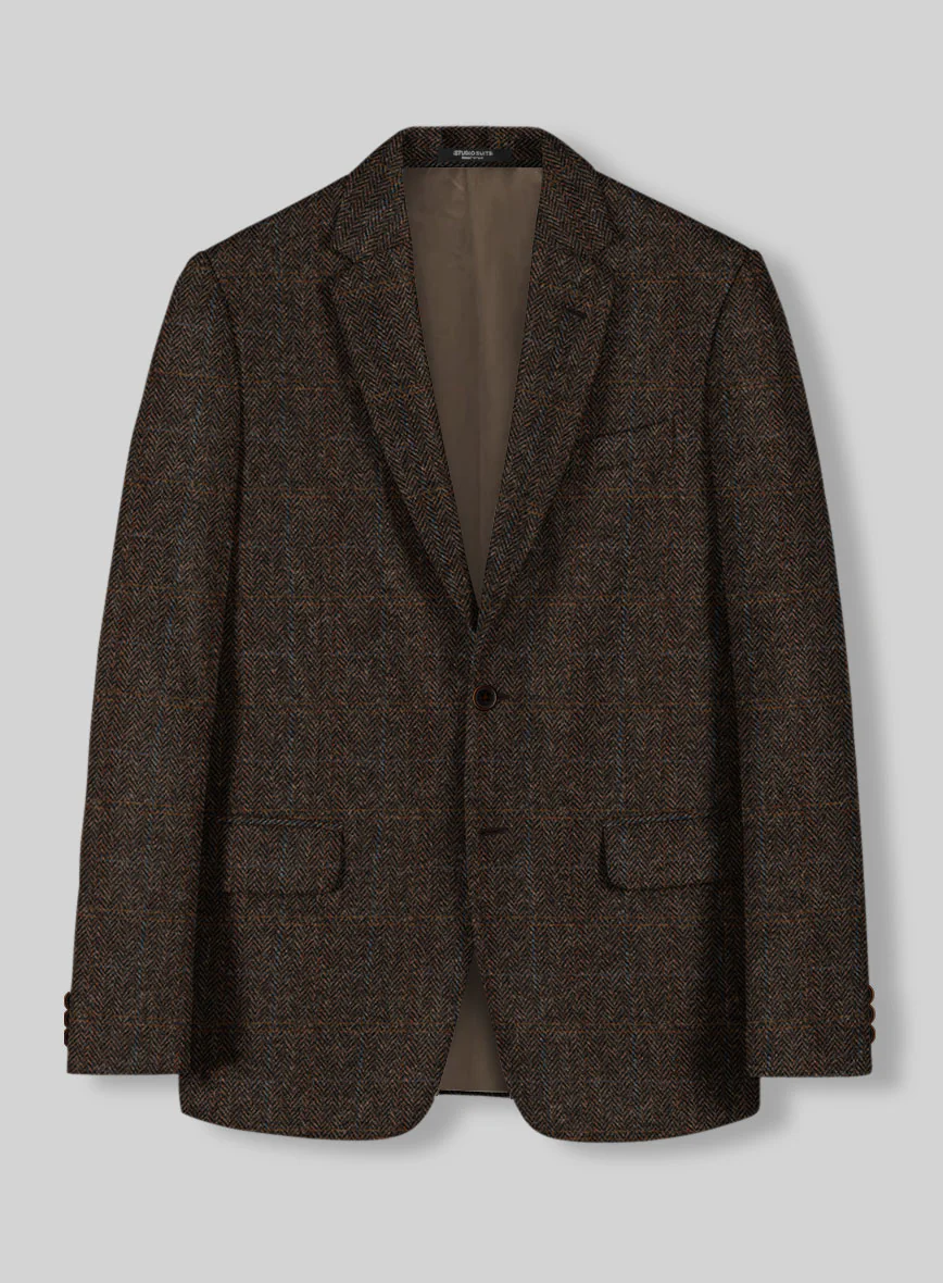 Harris Tweed Country Dark Brown Jacket