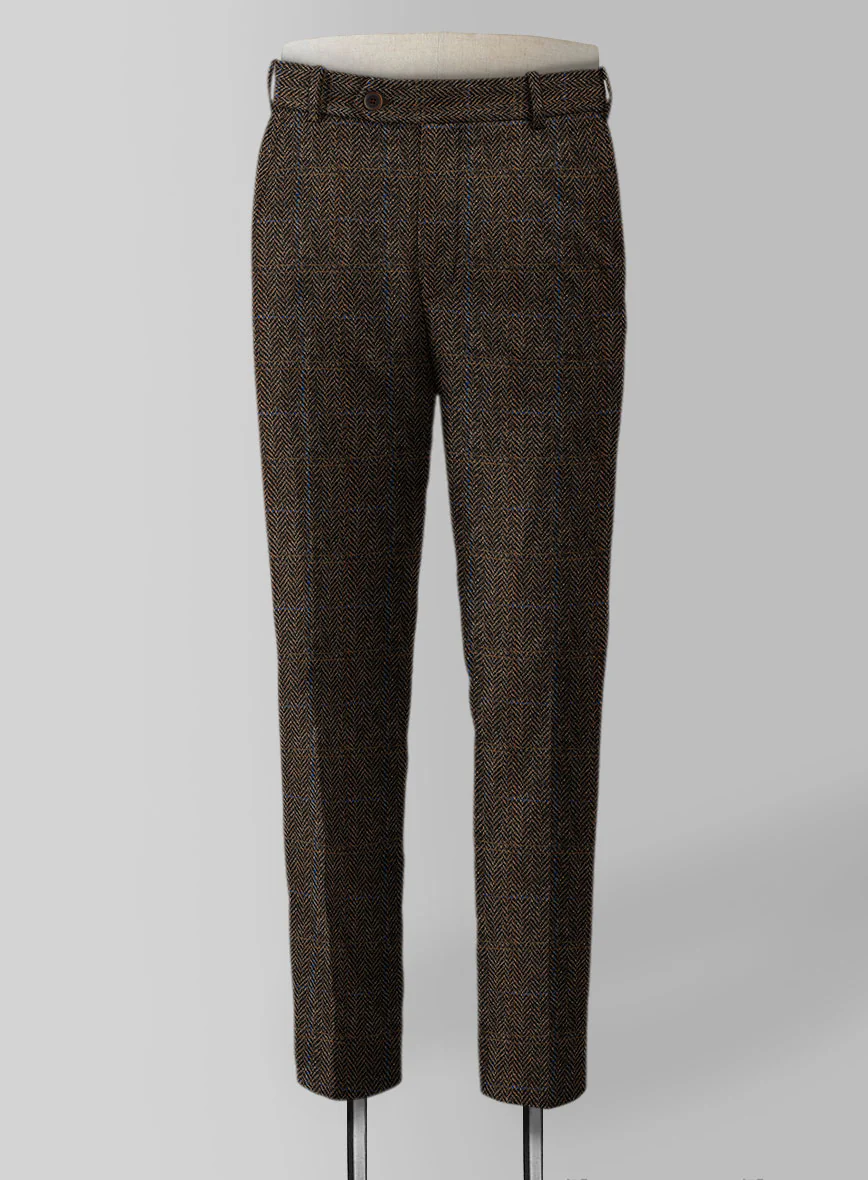 Harris Tweed Country Dark Brown Suit - Image 6