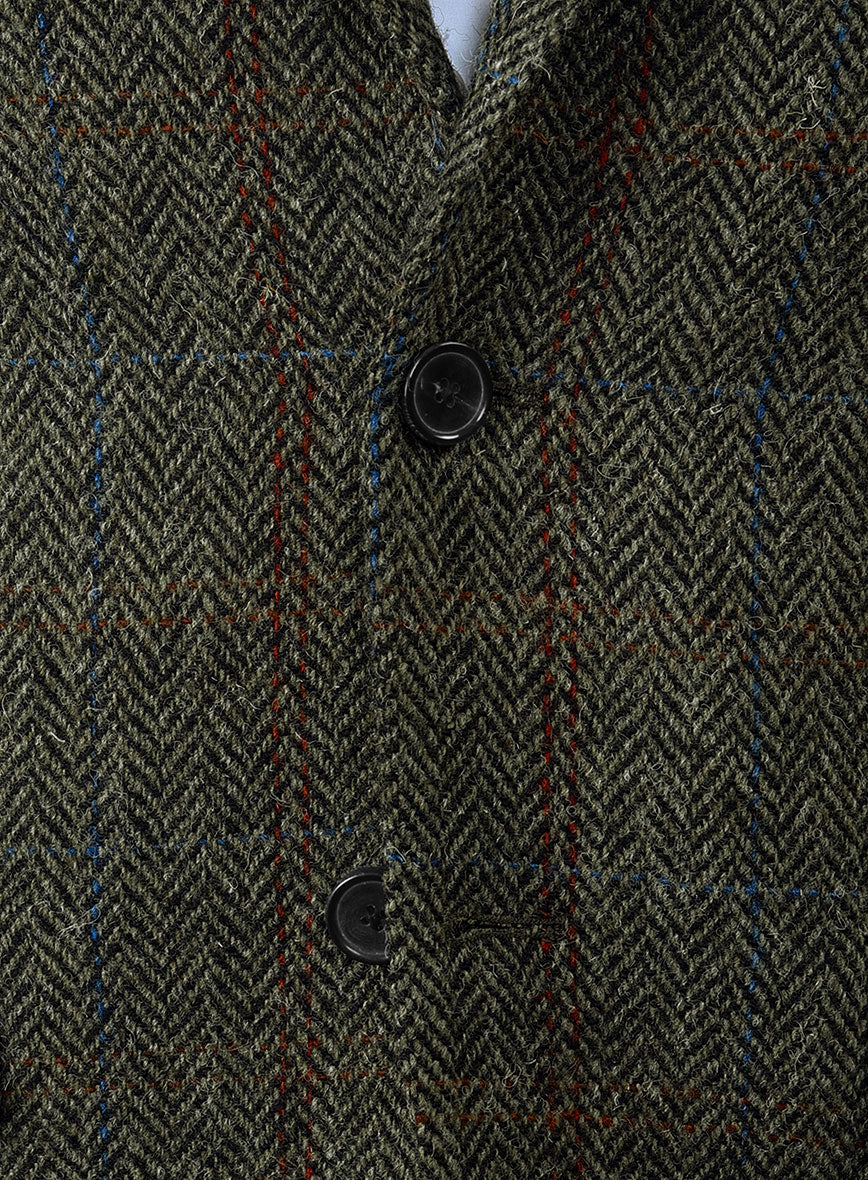 Harris Tweed Country Green Jacket - Image 6