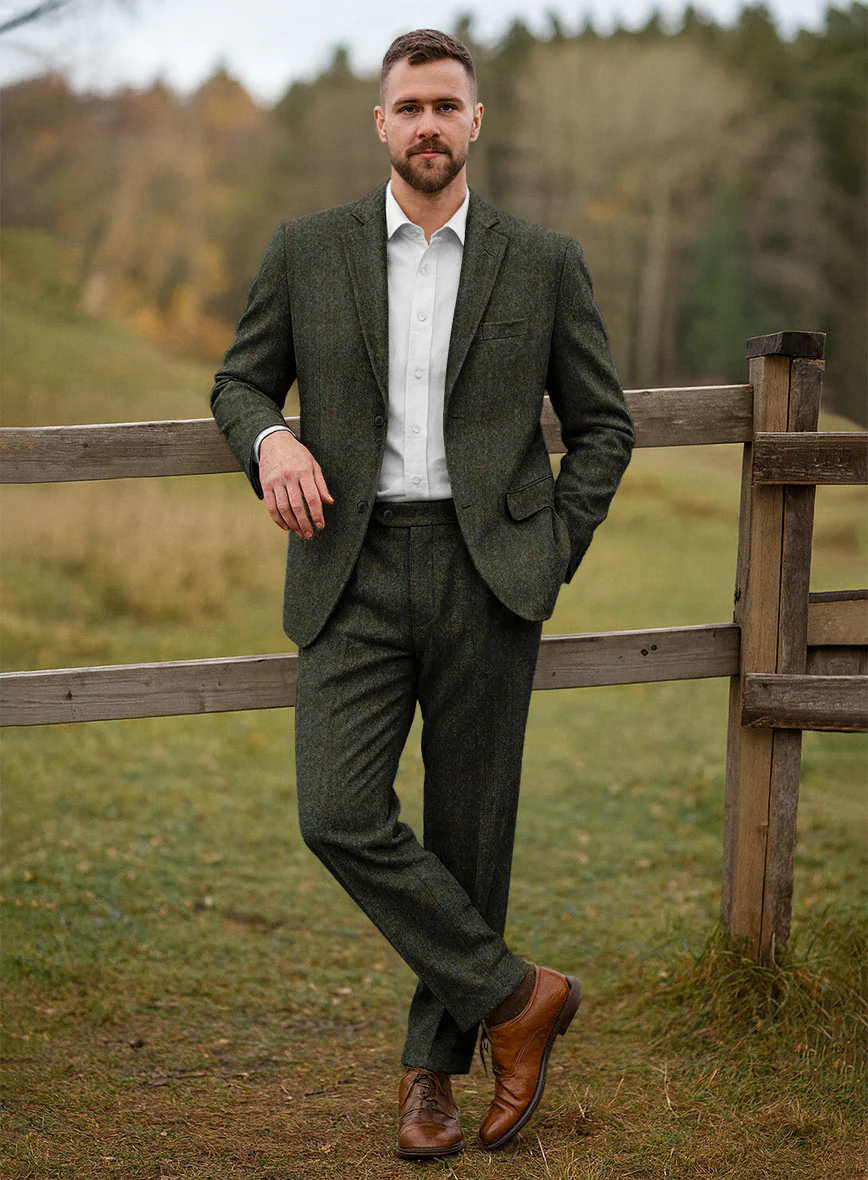 Harris Tweed Country Green Suit