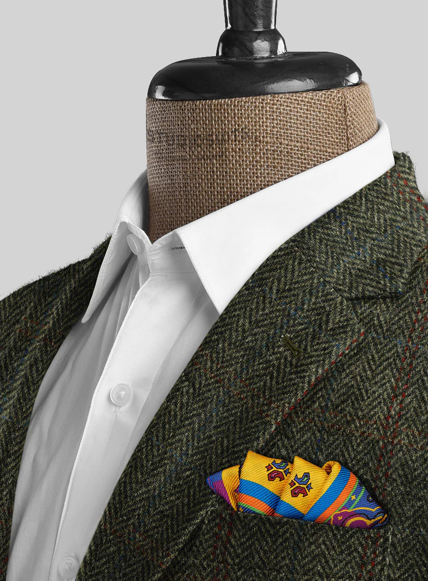 Harris Tweed Country Green Suit - Image 4