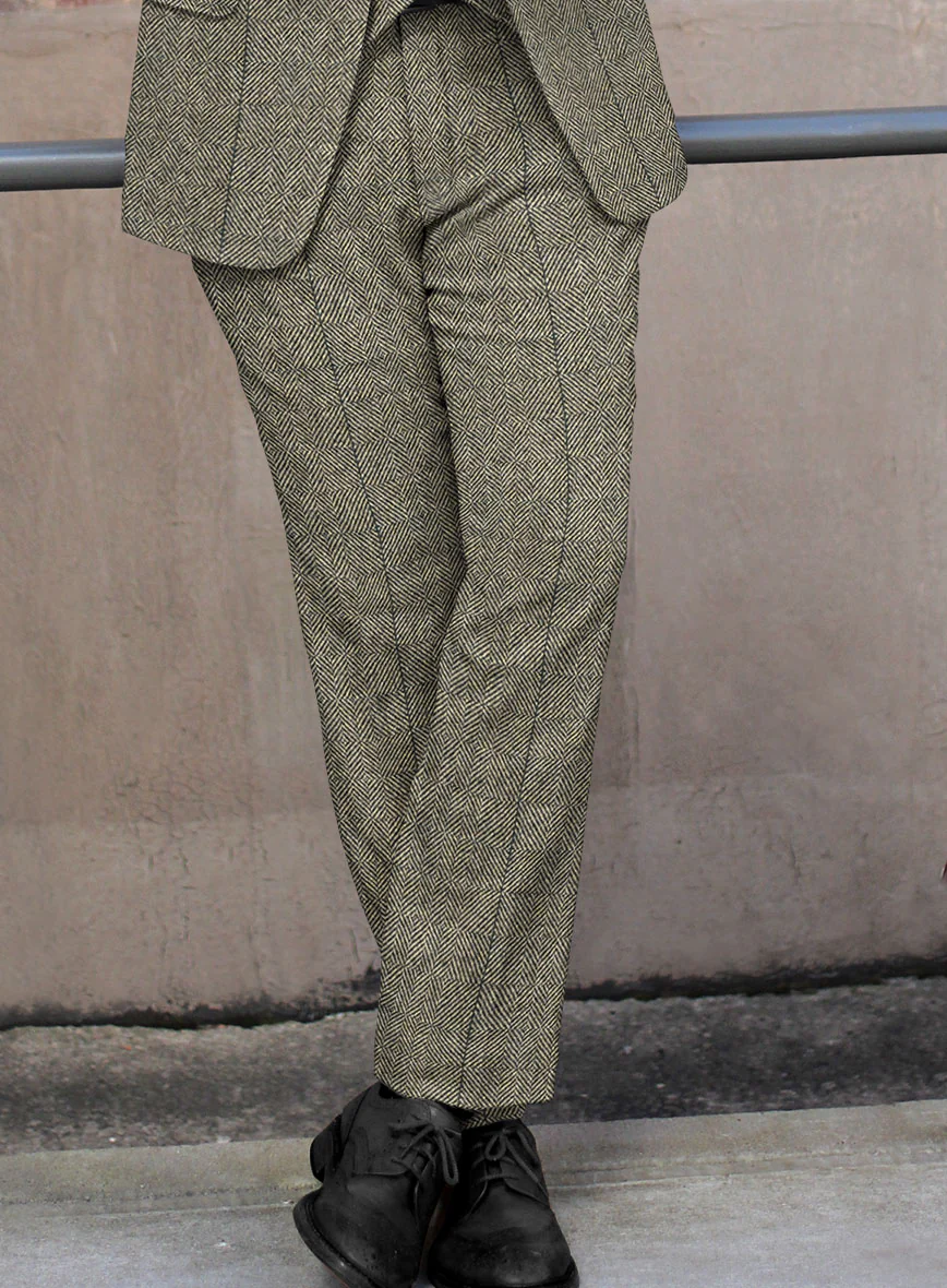 Harris Tweed Country Greige Suit - Image 6