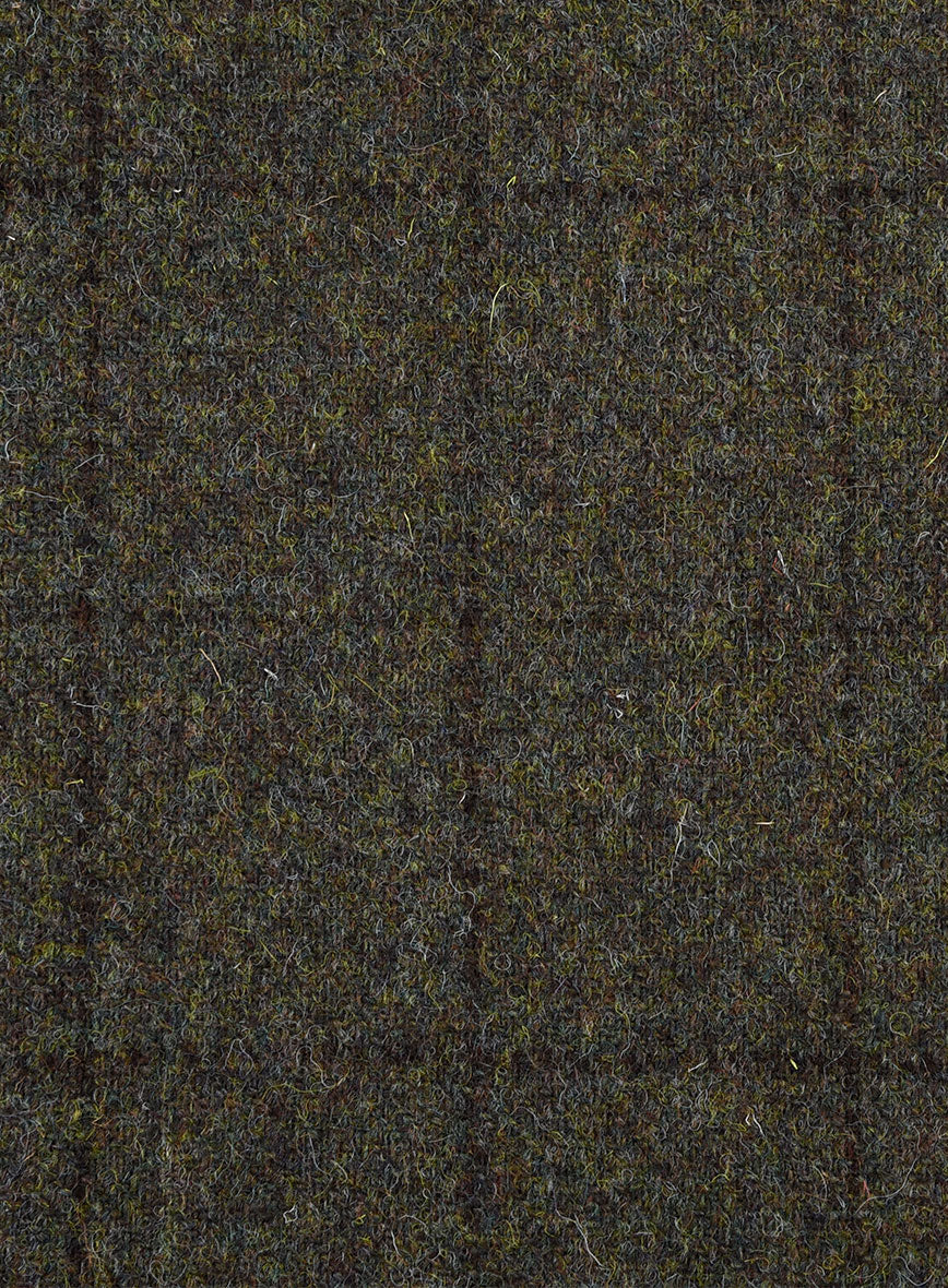 Harris Tweed Dark Green Check Suit - Image 8