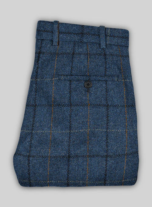 Harris Tweed Gordon Blue Pants - Image 2