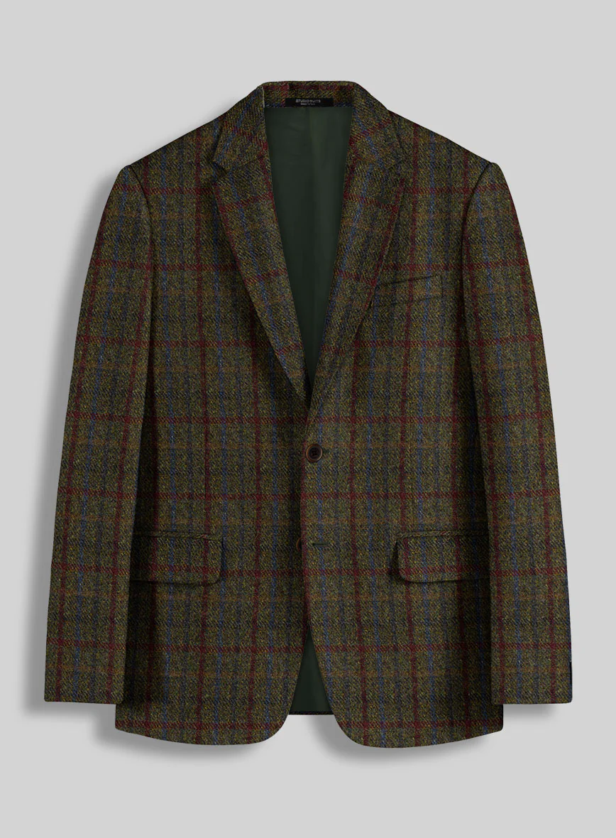 Harris Tweed Green Check Jacket