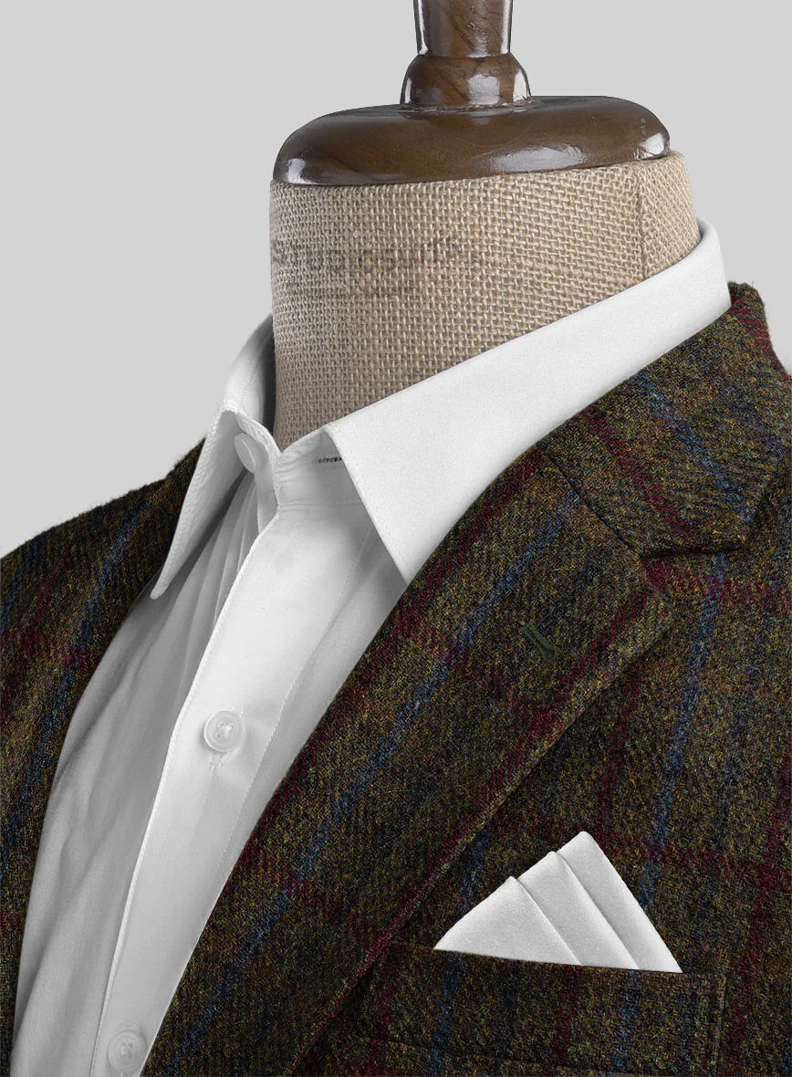 Harris Tweed Green Check Suit - Image 4