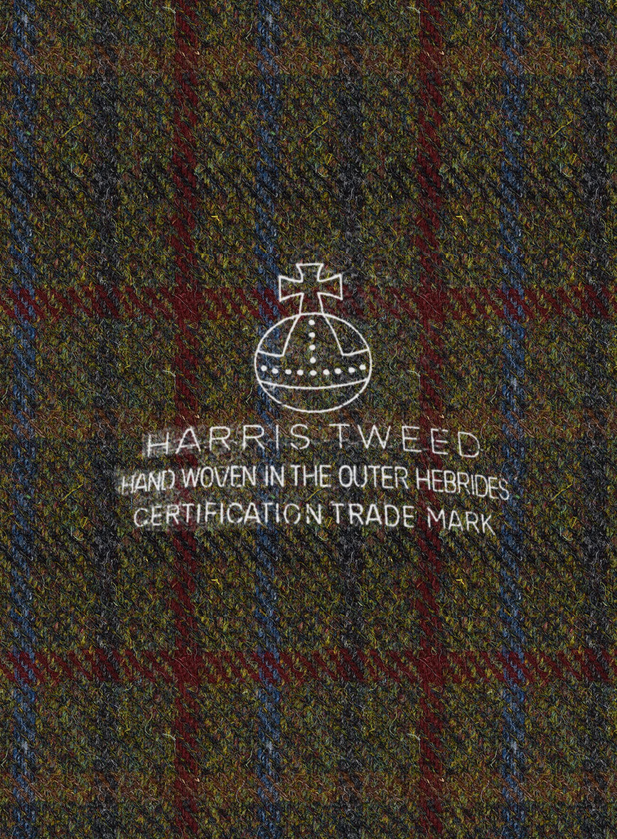 Harris Tweed Green Check Suit - Image 8