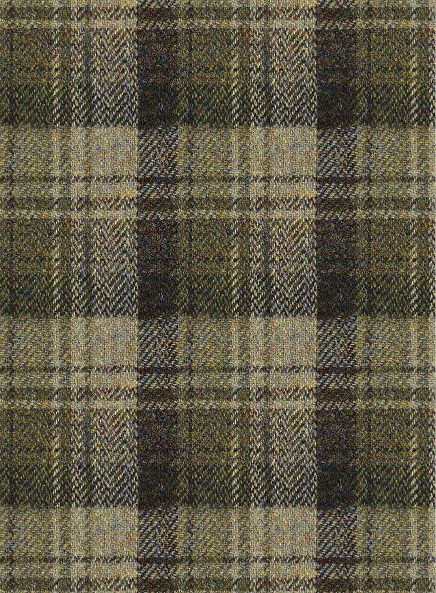 Harris Tweed Green Tartan Jacket - Image 4