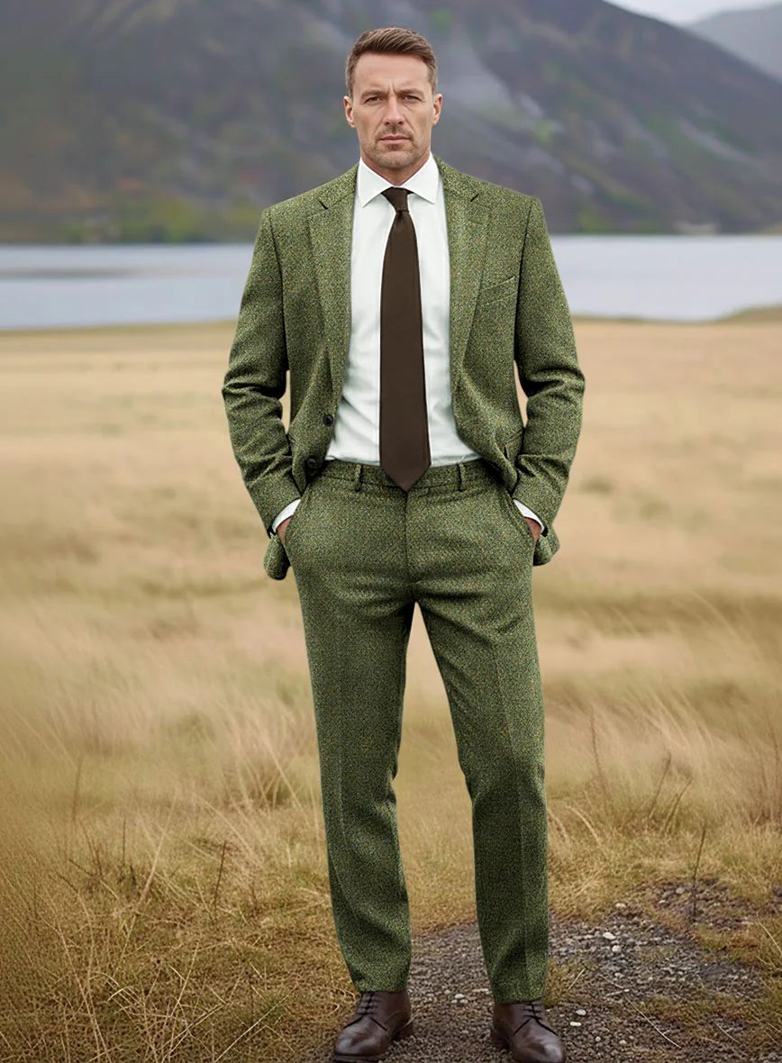 Harris Tweed Greenforge Hopsack Suit