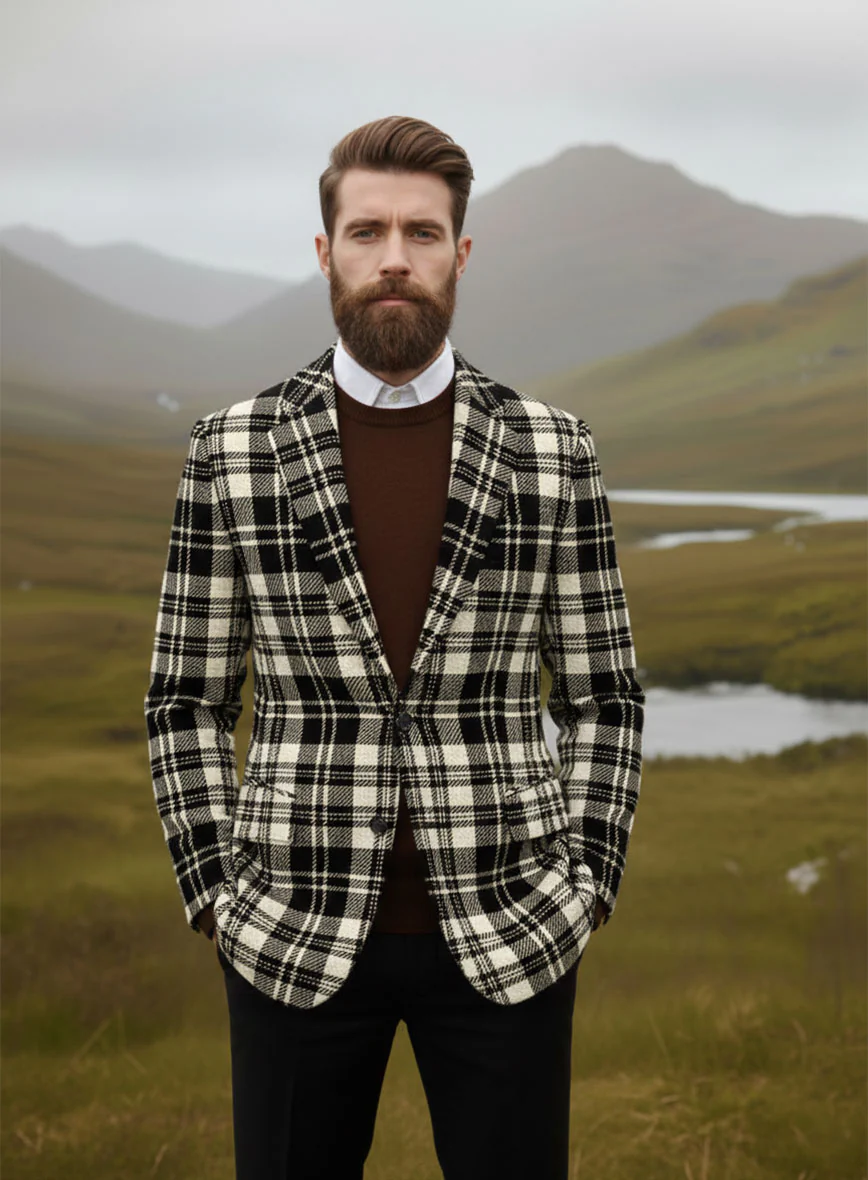 Harris Tweed Heatherrock Tartan Jacket - Image 2