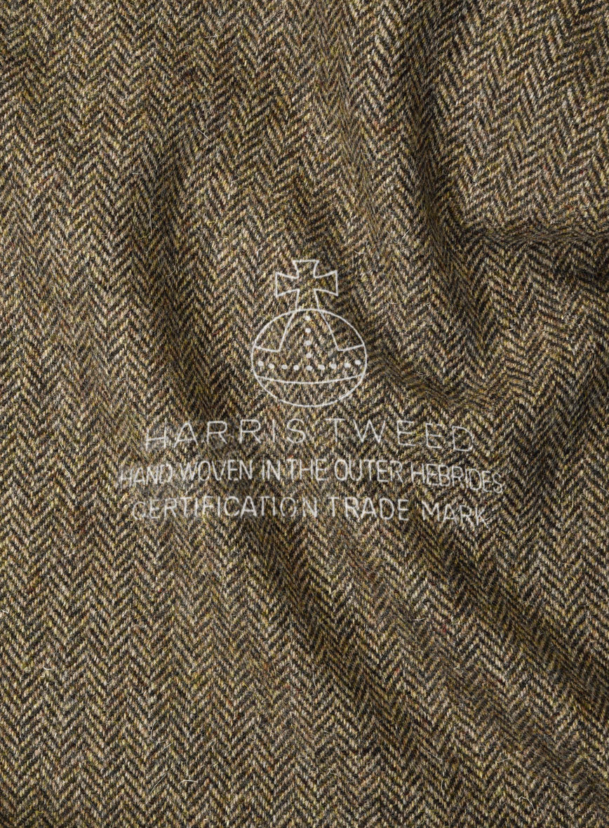 Harris Tweed Hebridean Brown Herringbone Suit - Image 8