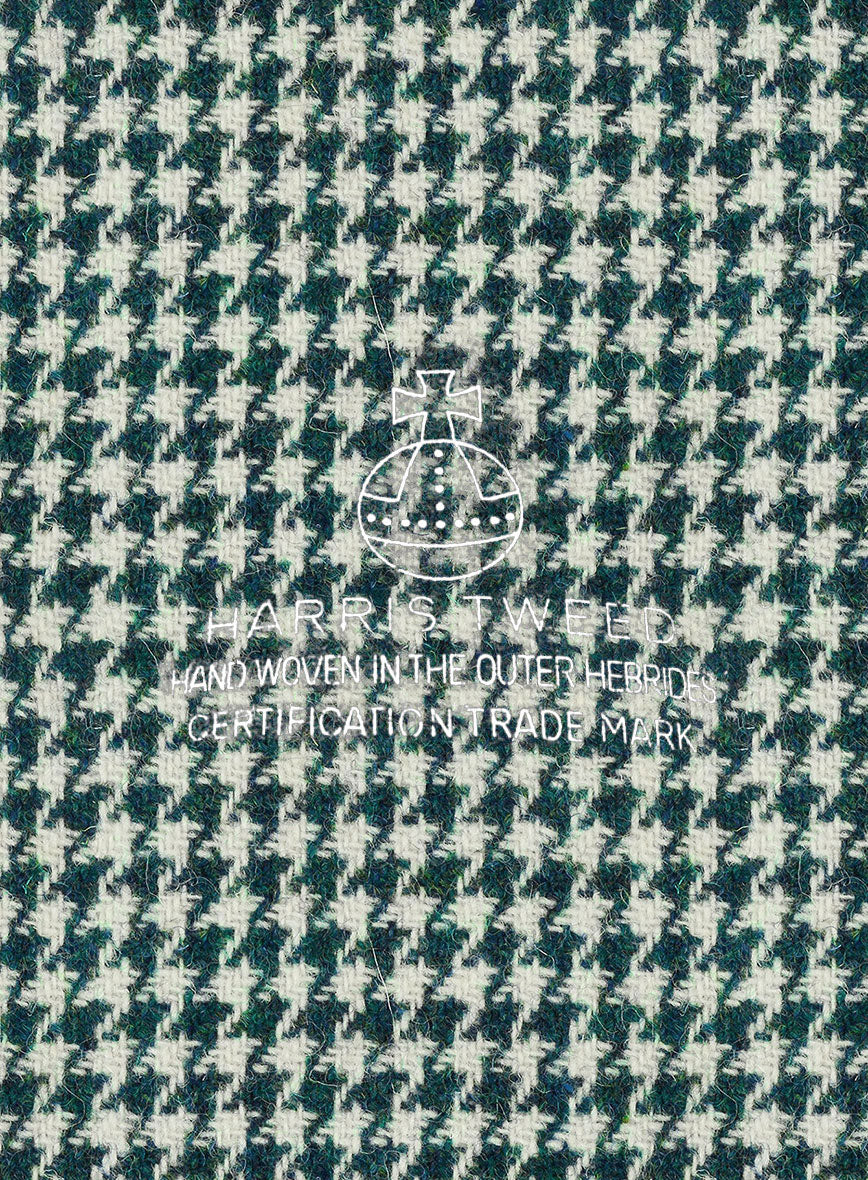 Harris Tweed Houndstooth Green Suit - Image 7