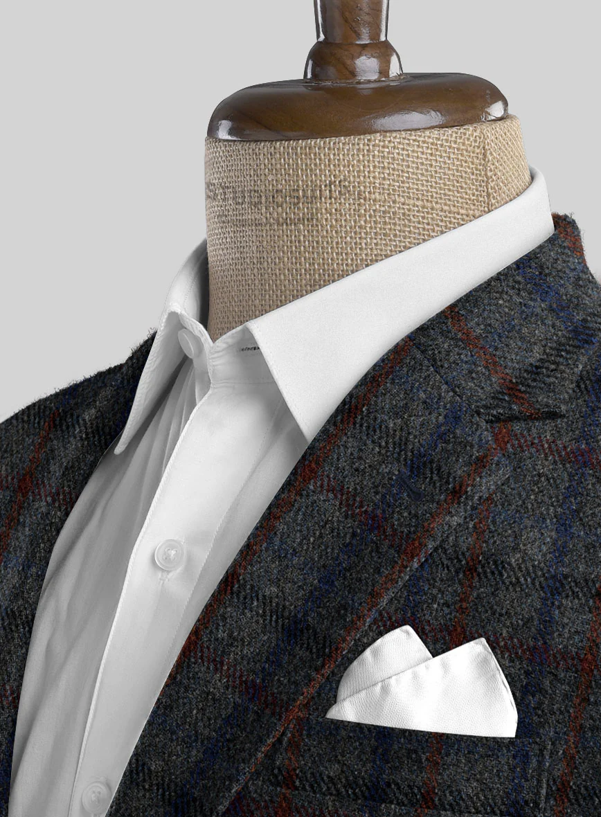 Harris Tweed Ice Blue Check Jacket - Image 3