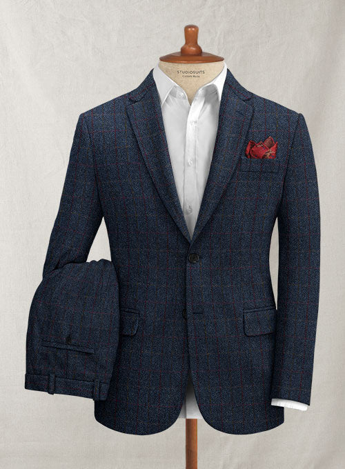 Harris Tweed King Blue Suit