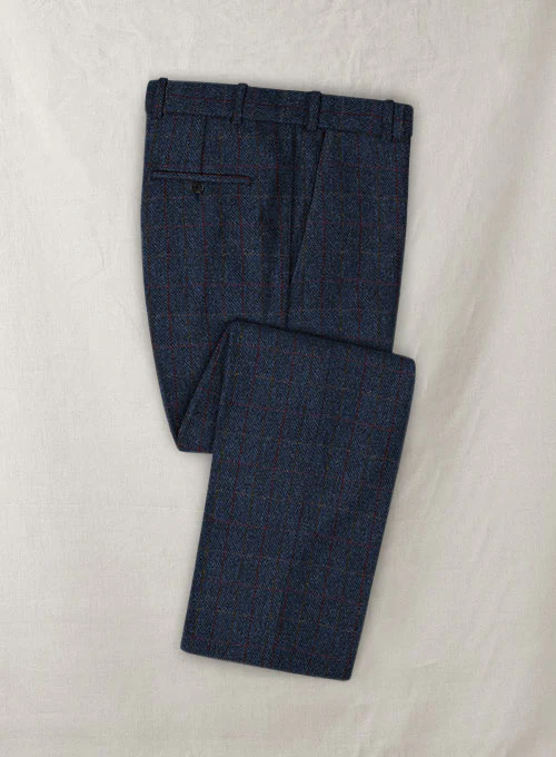 Harris Tweed King Blue Suit - Image 6