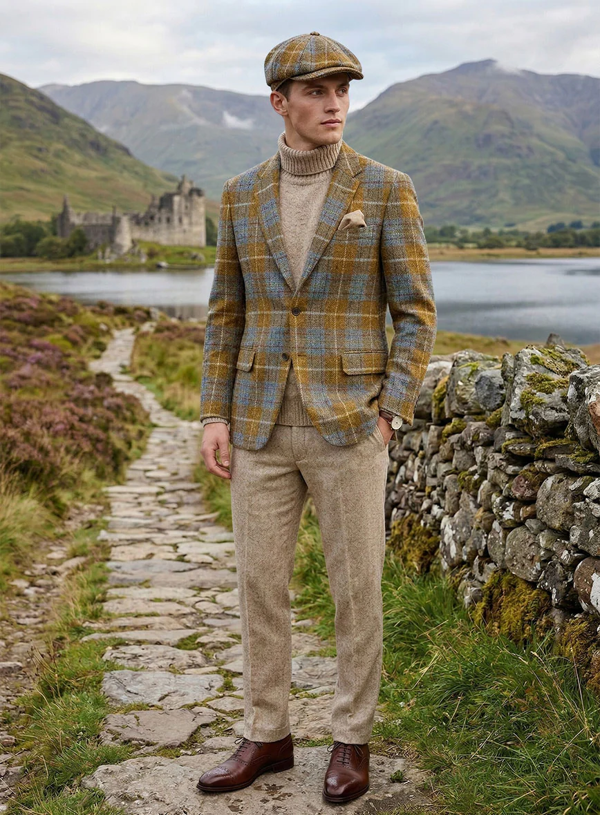 Harris Tweed Kingsmoor Tartan Suit - Image 6