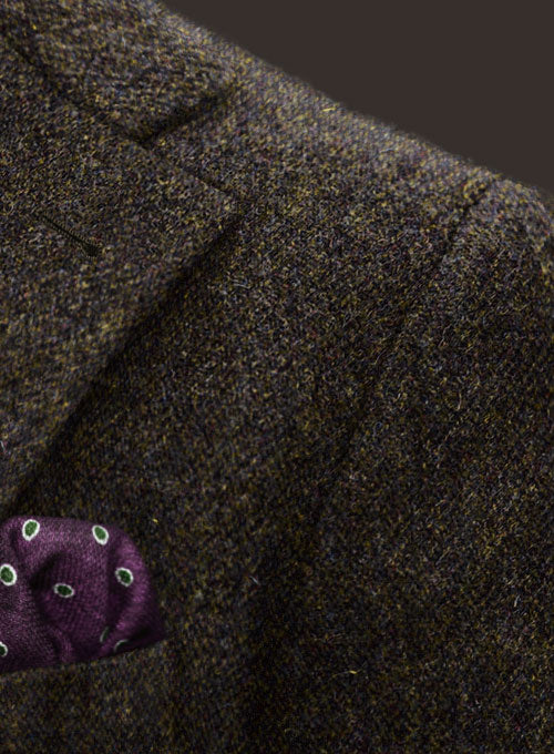 Harris Tweed Melange Brown Jacket - Image 2