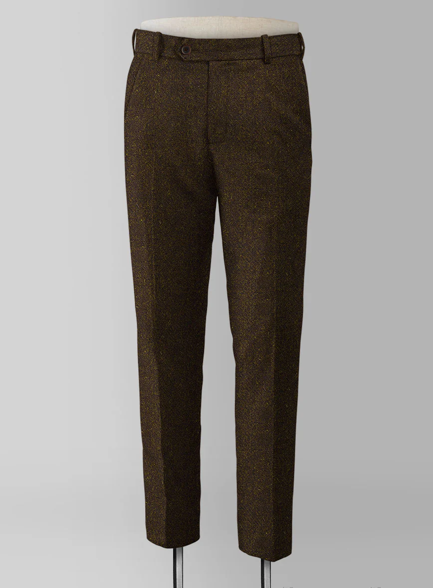 Harris Tweed Melange Dark Brown Suit - Image 4