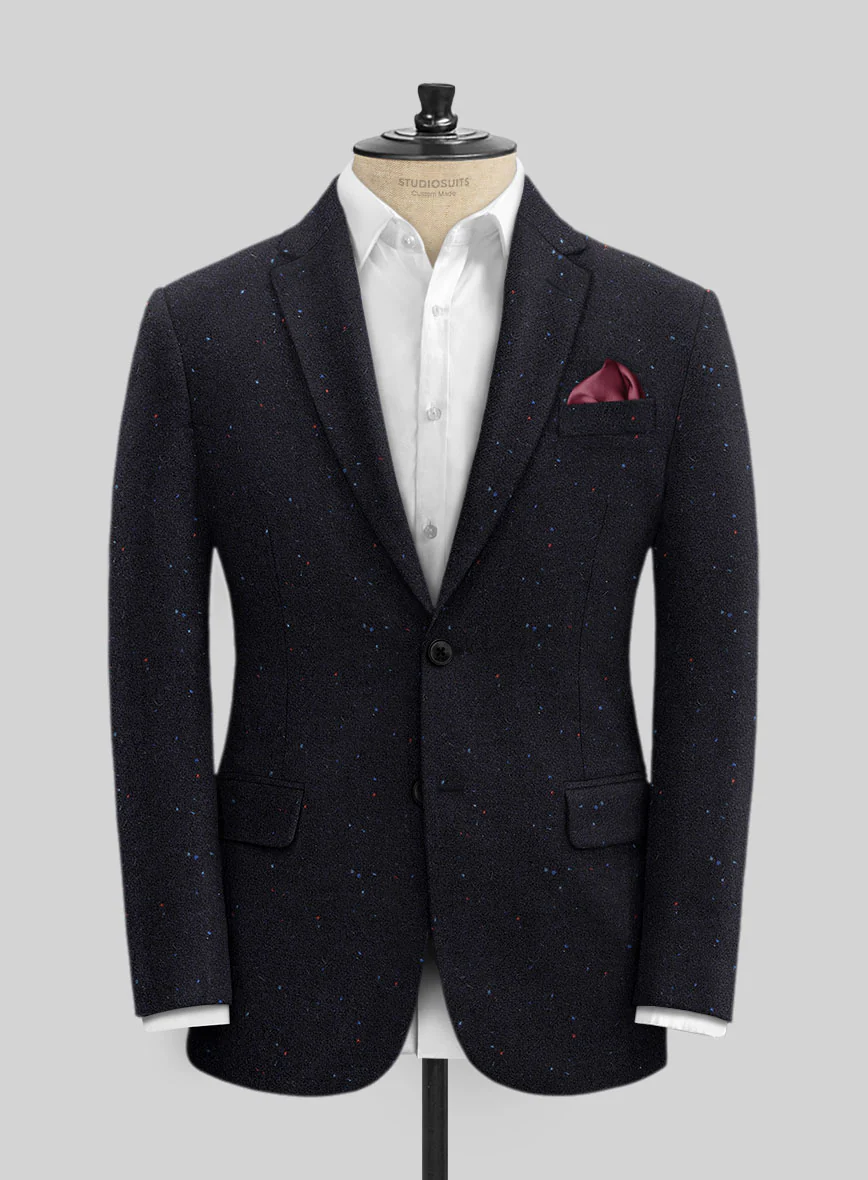 Harris Tweed Navy Speckled Jacket