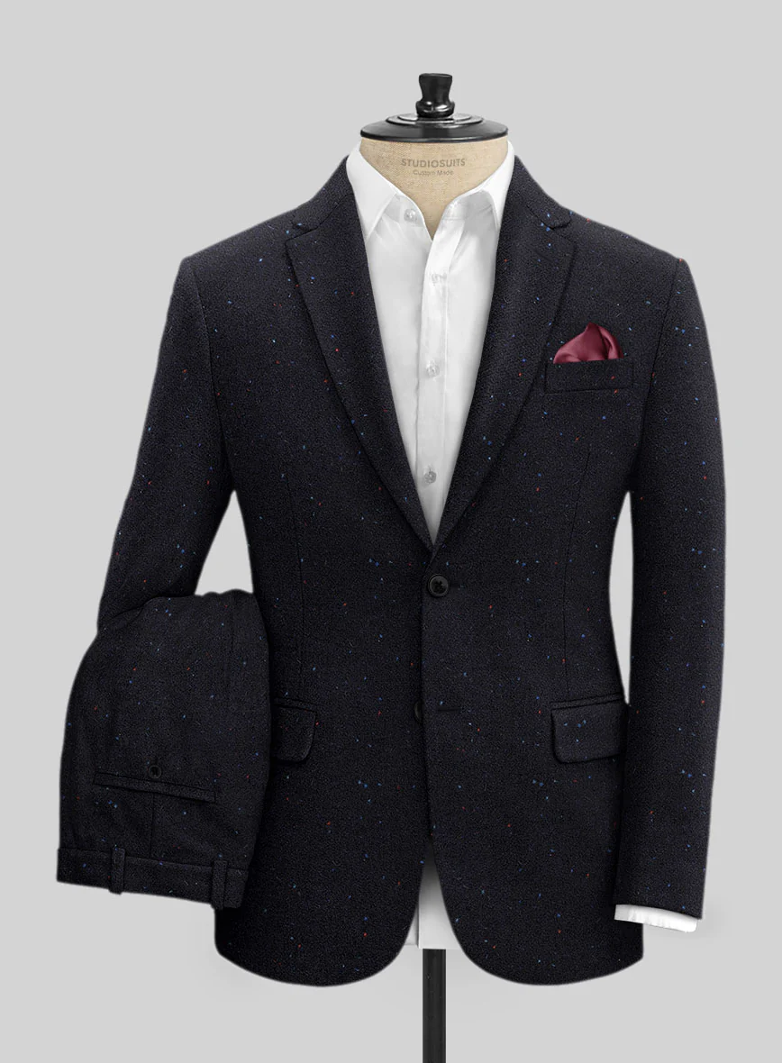 Harris Tweed Navy Speckled Suit