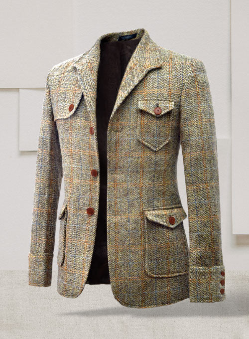 Harris Tweed Ranger Brown Hunter Style Jacket II