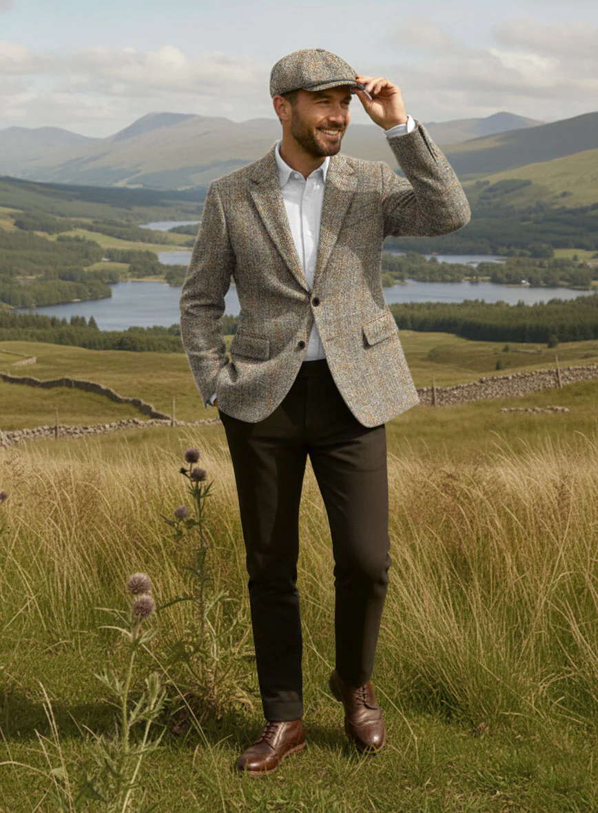 Harris Tweed Ranger Brown Jacket - Image 3