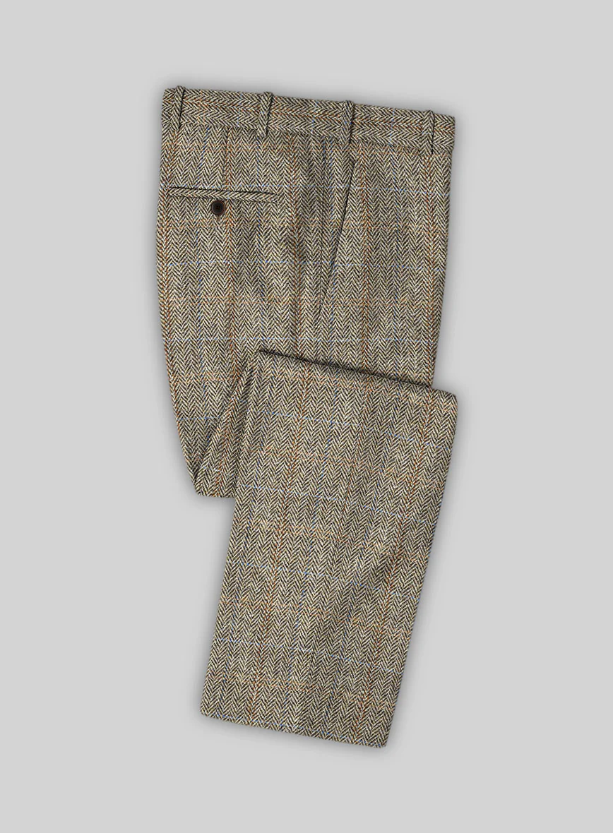 Harris Tweed Ranger Brown Pants - Image 2