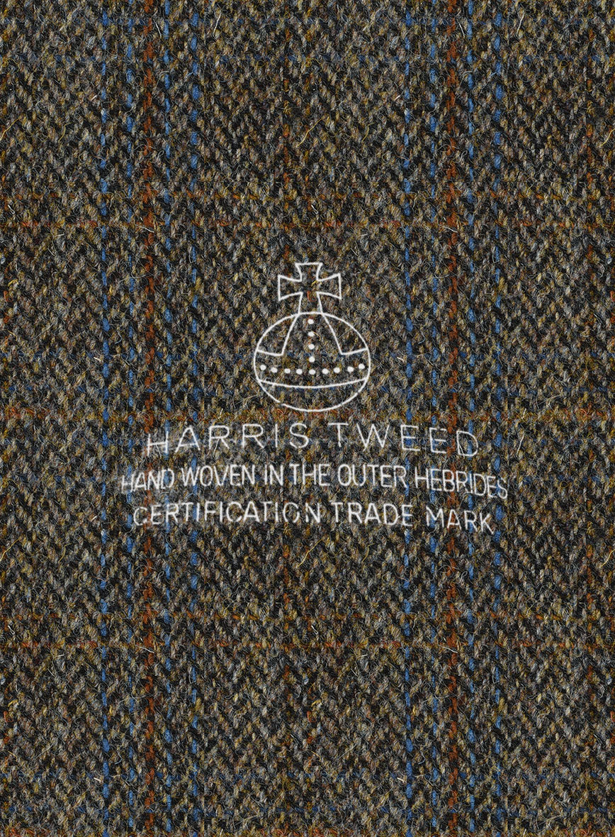 Harris Tweed Ranger Gray Blue Suit - Image 8