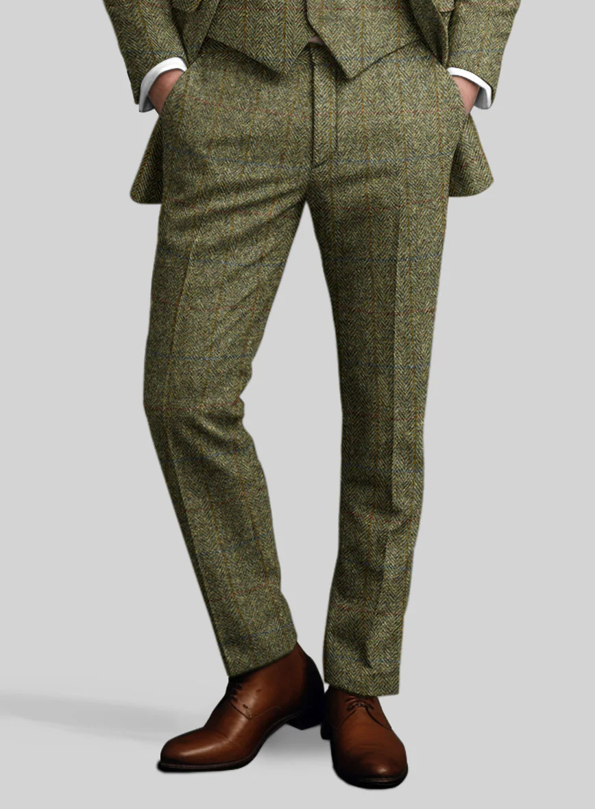 Harris Tweed Ranger Green Suit - Image 7