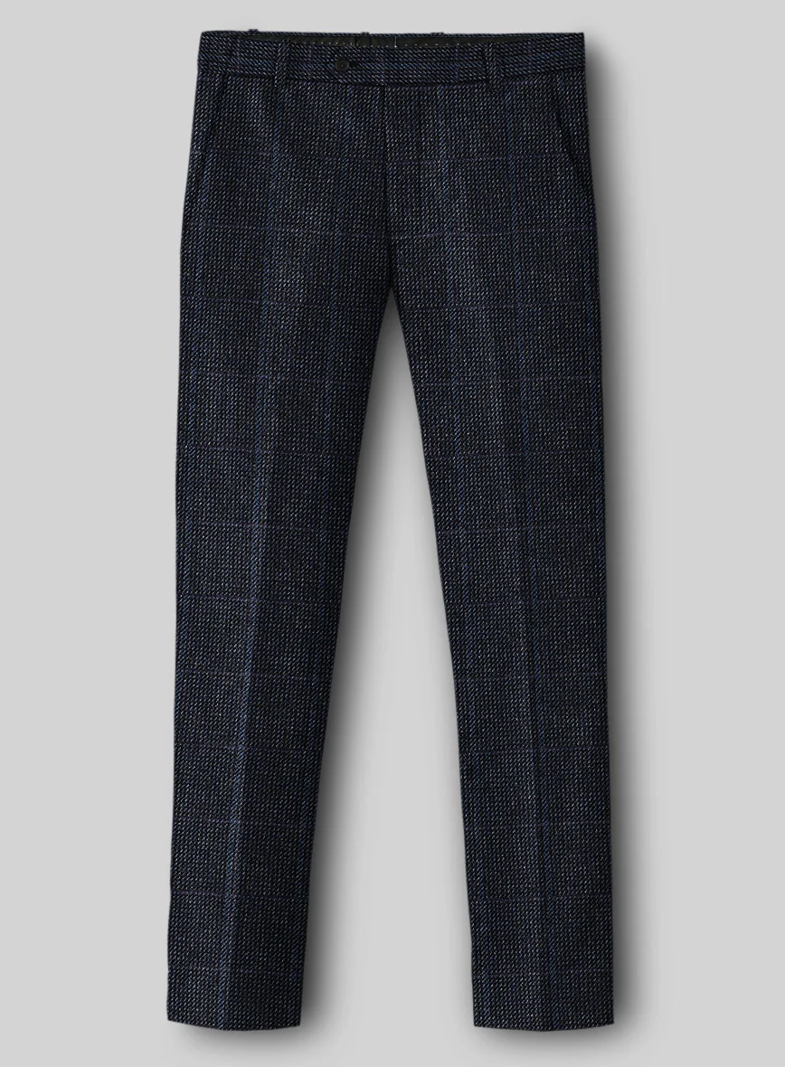 Harris Tweed Rope Blue Pants