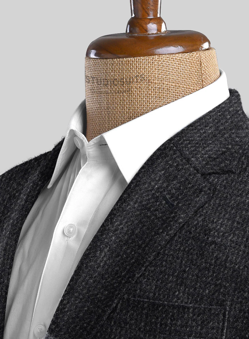 Harris Tweed Rope Dark Blue Suit - Image 5