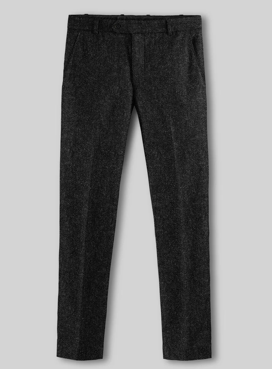 Harris Tweed Royal Charcoal Pants